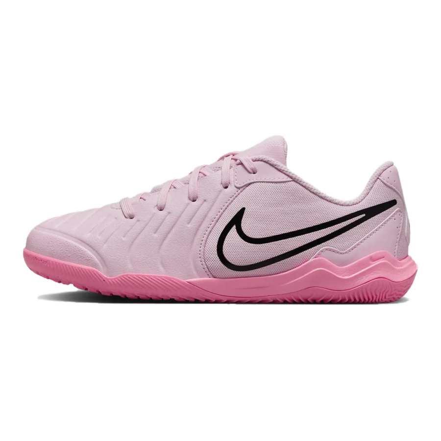 Nike Nike Tiempo Legend 10 Slip Resistant, Abrasion Resistant, Breathable Low top Kids' Soccer Shoes Pink Black Kids'