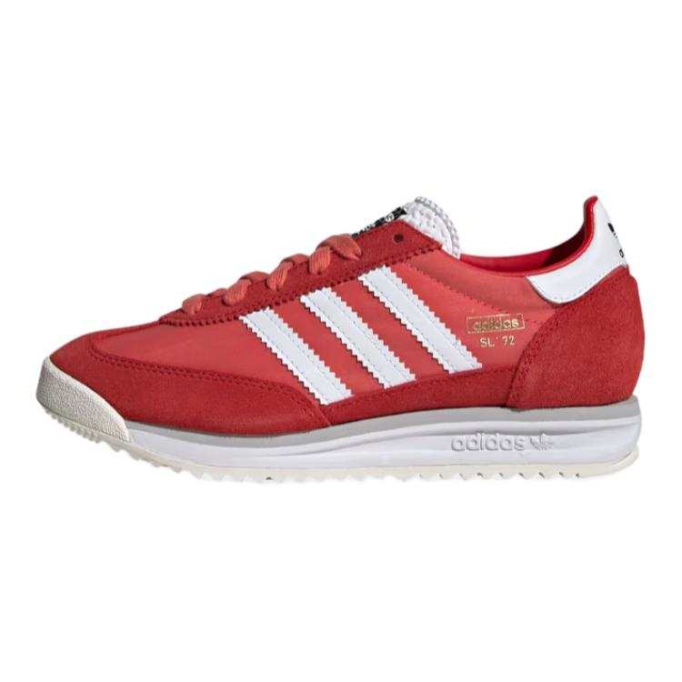 Adidas Originals SL 72 RS Slip Resistant Abrasion Resistant Kids Lifestyle Shoes Red Teenagers