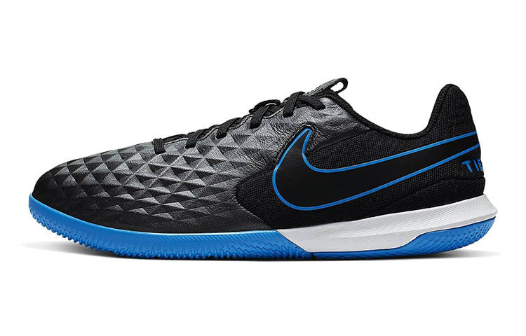 Nike Nike Tiempo Legend 8 Academy Slip Resistant Cushioning Abrasion Resistant Low top Kids' Soccer Shoes Black Blue Kids'