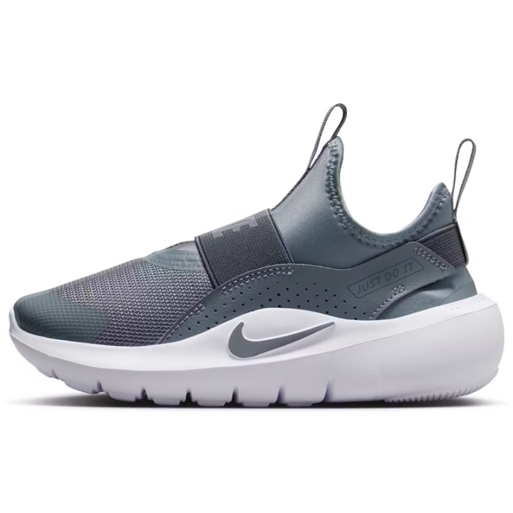 Nike Nike Flex Runner 4 Abrasion Resistant Abrasion Resistant Low top Kids' Running Shoes Cool Gray/Dark Gray