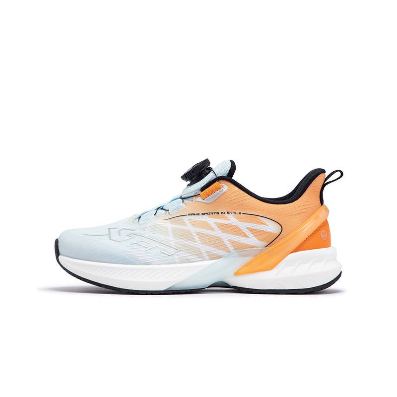 XTEP Low top Running Shoes Misty Blue, Orange, Yellow Teenagers