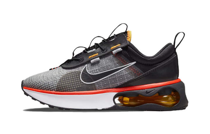 Nike Nike Air Max 2021 Low top Running Shoes Gray Red Children Aged 3 7 Years Old