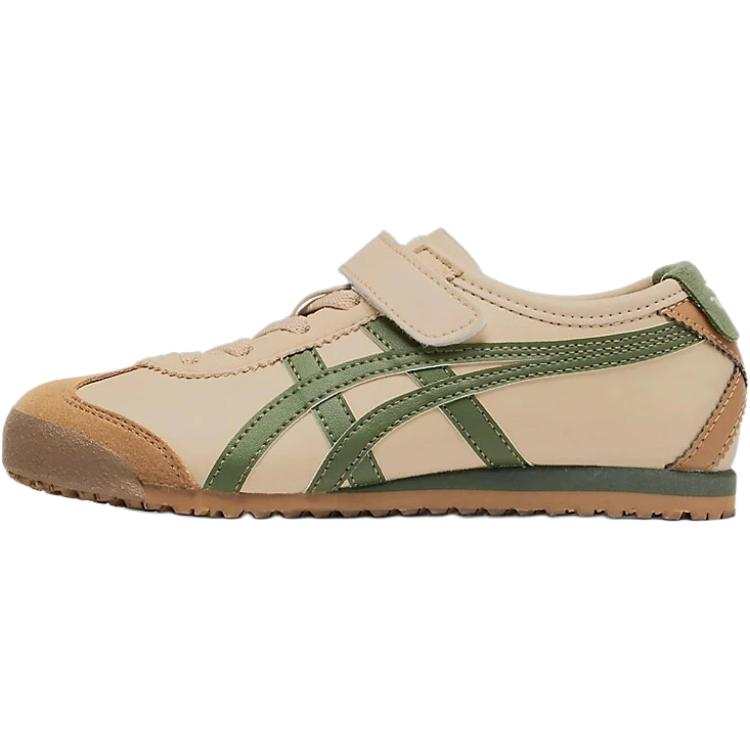 Onitsuka Tiger Synthetic Leather Low top Kids Lifestyle Shoes Light Brown Kids'