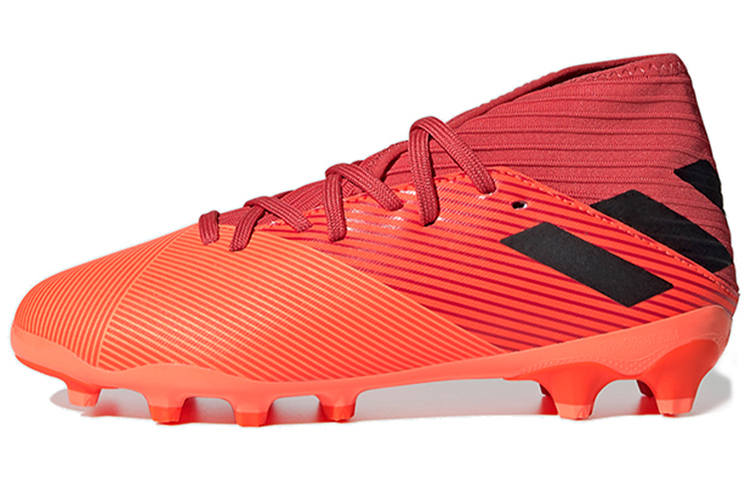 Adidas Adidas 19.3 MG J Slip Resistant Abrasion Resistant Slip Resistant Abrasion Resistant Low top Kids' Soccer Shoes Orange