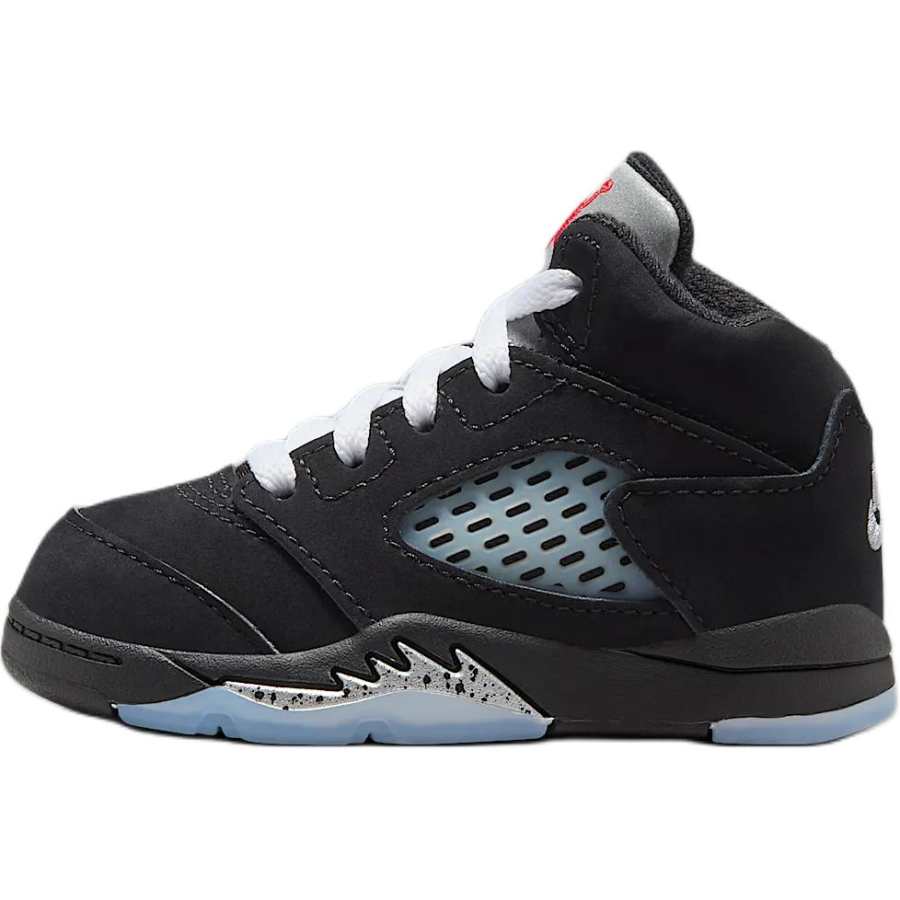 Jordan Jordan Air Jordan 5 Mid top Toddler Shoes Black Infant And Toddler