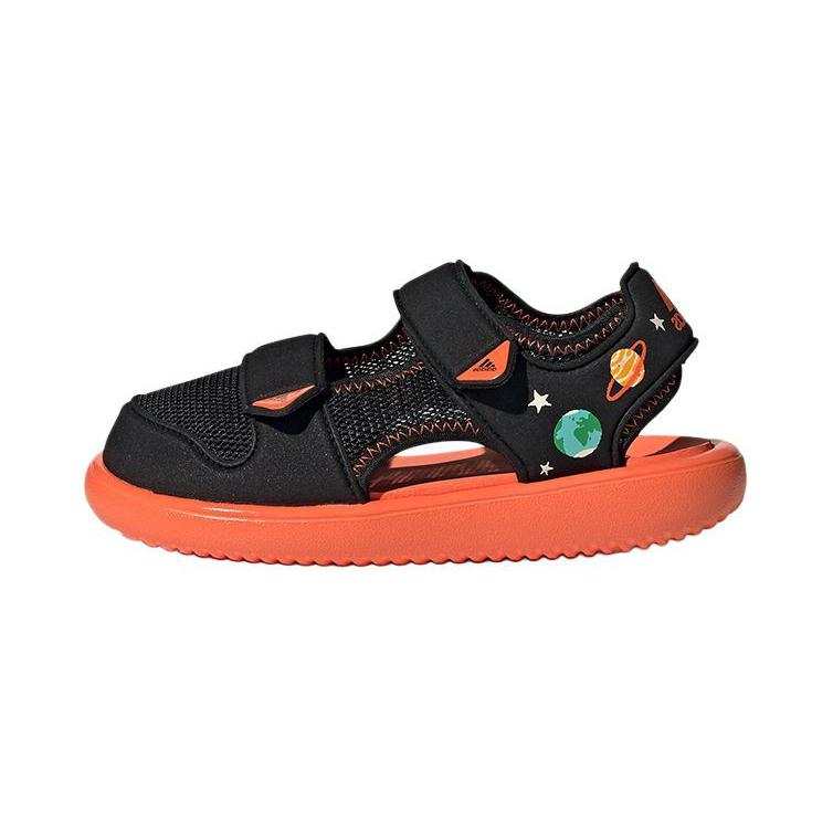 Adidas Adidas Water Sandal Slip Resistant Abrasion Resistant Slip Resistant Abrasion Resistant Children's Sandals Black Orange