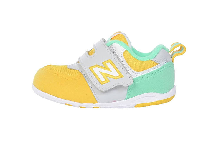New Balance New Balance Hook and loop Cushioning, Wear Resistant Low top Toddler Shoes Green Yellow Infant And Toddler