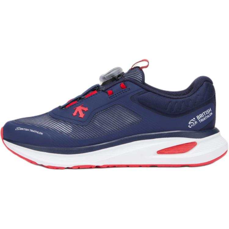 DESCENTE RUNNING Mesh Slip Resistant Abrasion Resistant Low top Kids' Running Shoes Blue Kids'