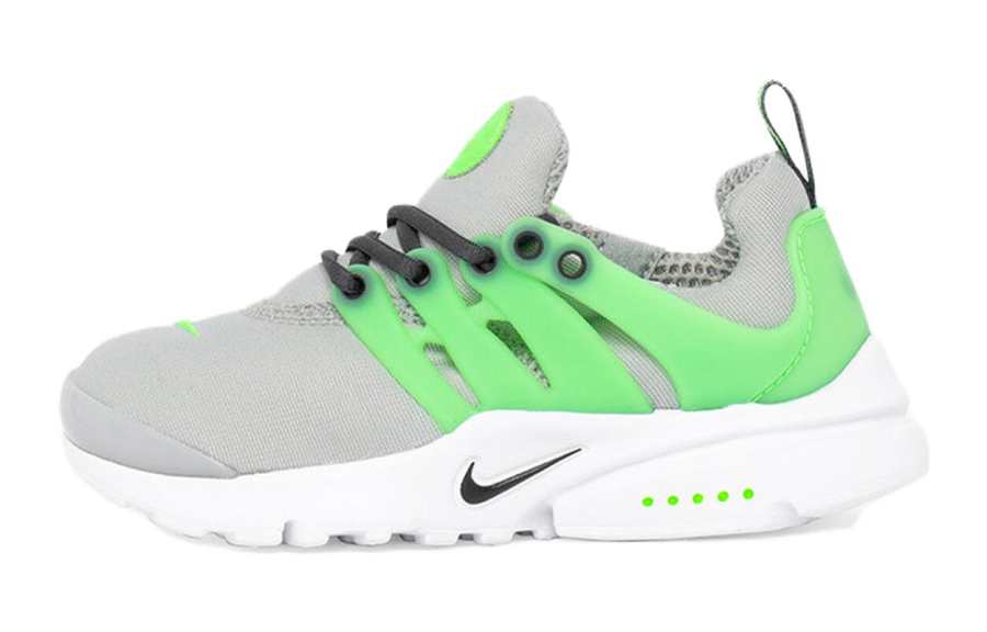 Nike Nike Air Presto Cushioning, Wear Resistant Low top Kids' Running Shoes Gray Green Kids'