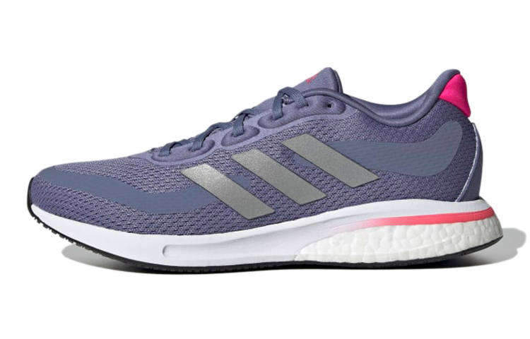 Adidas Adidas Supernova Comfortable Abrasion Resistant Breathable Low top Kids' Running Shoes Dark Purple Teenagers
