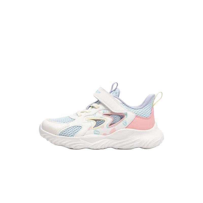 XTEP Slip Resistant Abrasion Resistant Low top Kids' Running Shoes Blue White Children Aged 3 7 Years Old