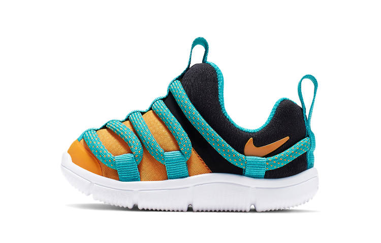 Nike Nike Novice Slip Resistant Cushioning Low top Toddler Shoes Black Yellow Blue Infant And Toddler