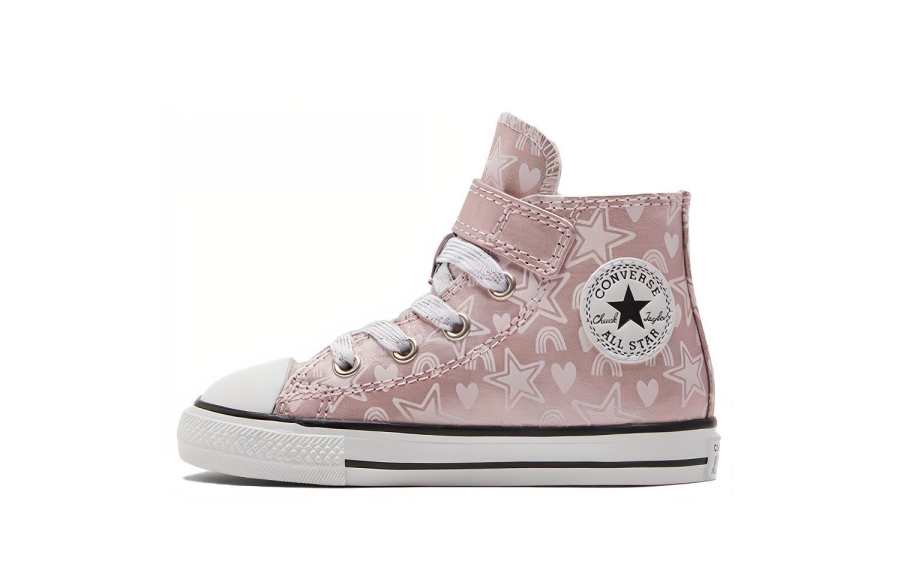 Converse Chuck Taylor All Star 1V Canvas Shoes High top Toddler Shoes Pink Infant And Toddler