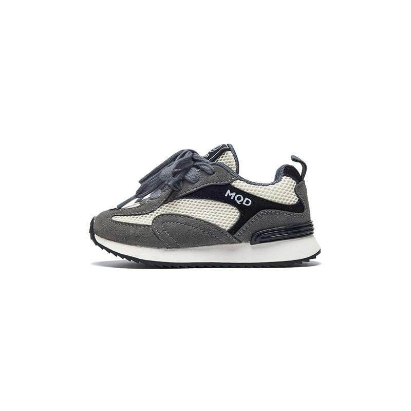 MQD Synthetic Leather, Textile Anti Kick Cushioning Abrasion Resistant Breathable Low top Kids' Running Shoes Kids'