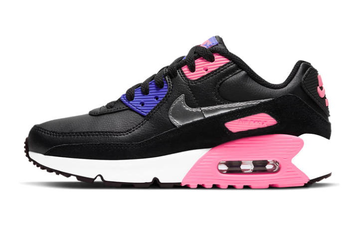Nike Nike Air Max 90 Leather 'Black Sunset Pulse' GS