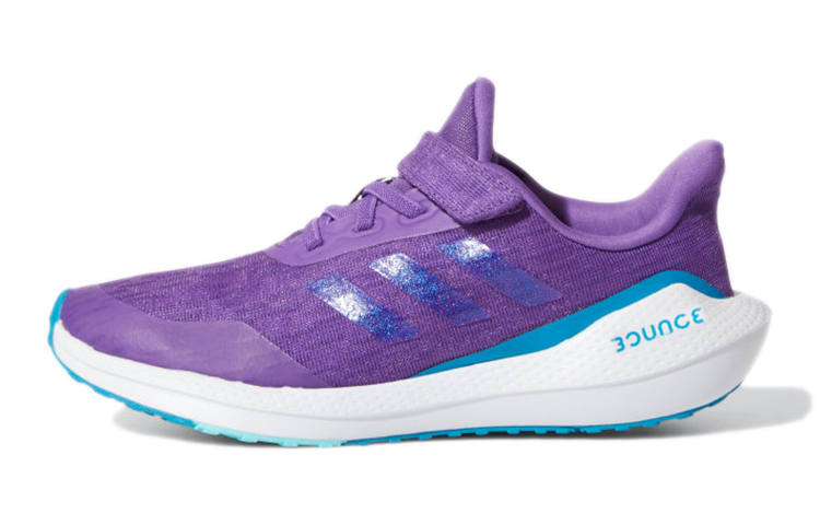 Adidas Adidas EQ21 Run K Slip Resistant Abrasion Resistant Low top Kids' Running Shoes Purple Kids'