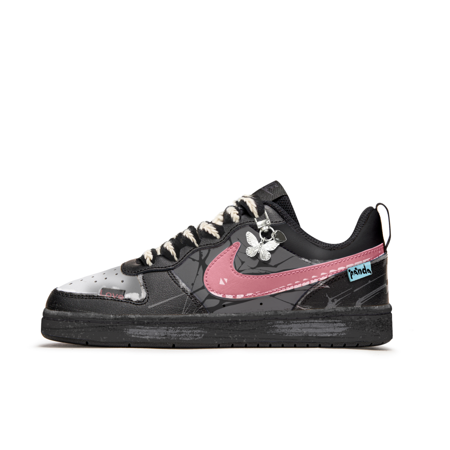 Nike Nike Court Borough Heartfelt Love Across The City Leather Slip Resistant Abrasion Resistant Low top