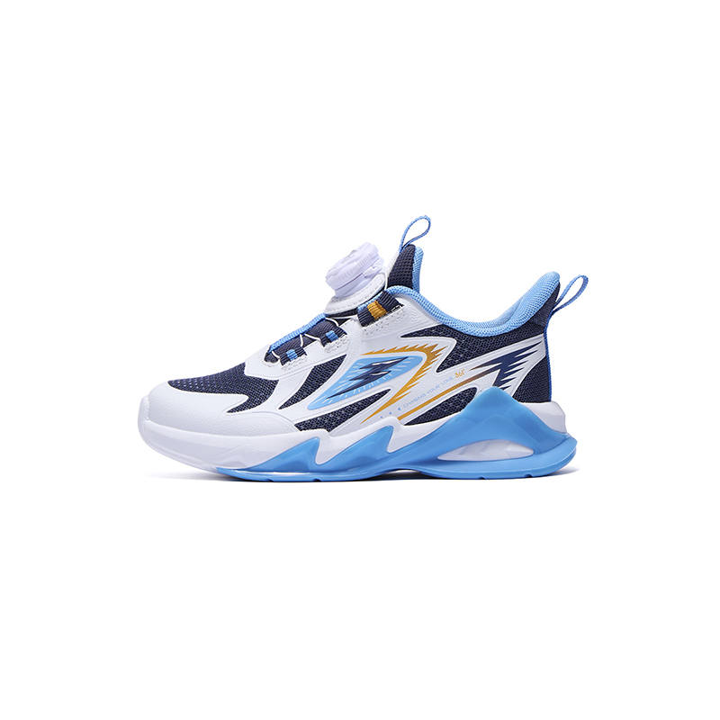 361°KIDS Fabric Running Shoes Blue White Teenagers