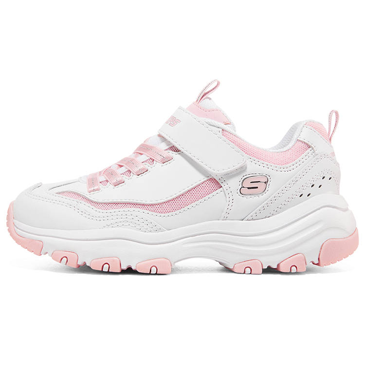 Skechers Kids D'LITES Kids Lifestyle Shoes White Pink Teenagers