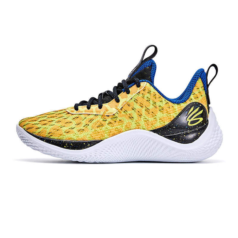 Under Armour Curry Flow 10 'Double Bang' Low top Children's Basketball Shoes Ochre Yellow Unisex