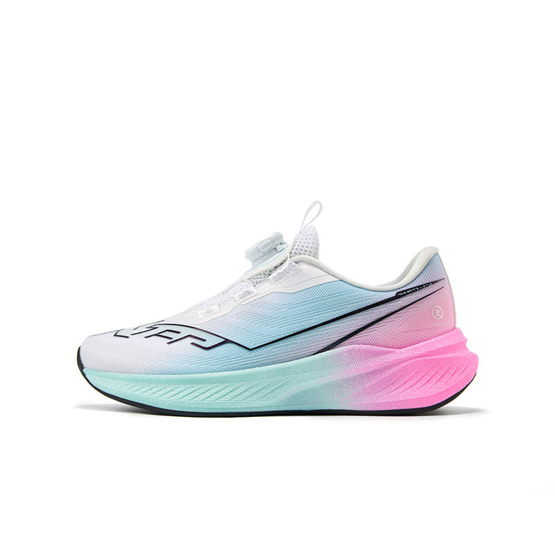 XTEP Rushing Speed Low top Running Shoes Blue Green Pink Teenagers