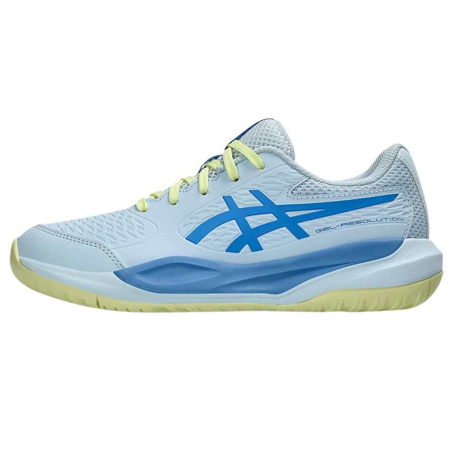 ASICS GEL RESOLUTION 10 Low top Kids' Training Shoes Light Blue Unisex