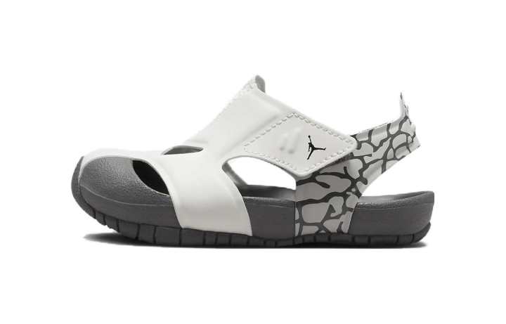Jordan Jordan Flare TD Slip Resistant, Abrasion Resistant, Breathable Children's Sandals White Black Infant And Toddler