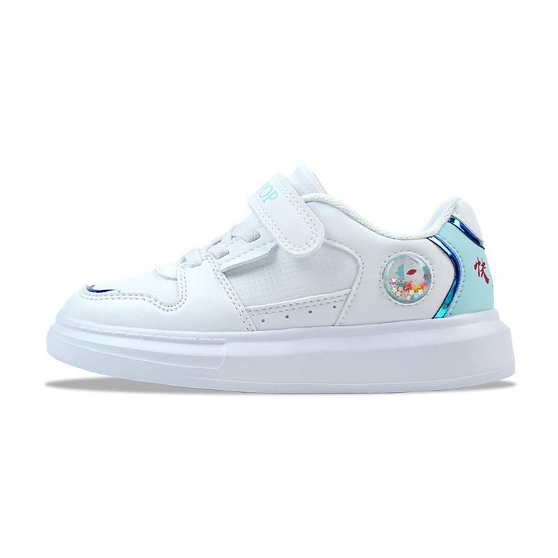 TUOBAO Lightweight Abrasion Resistant Low top Kids' Skateboarding Shoes White Lake Blue Kids'