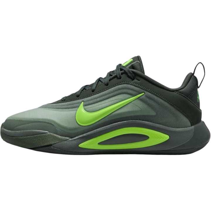 Nike Nike A'One Low top Children's Basketball Shoes Iron Green Kids'
