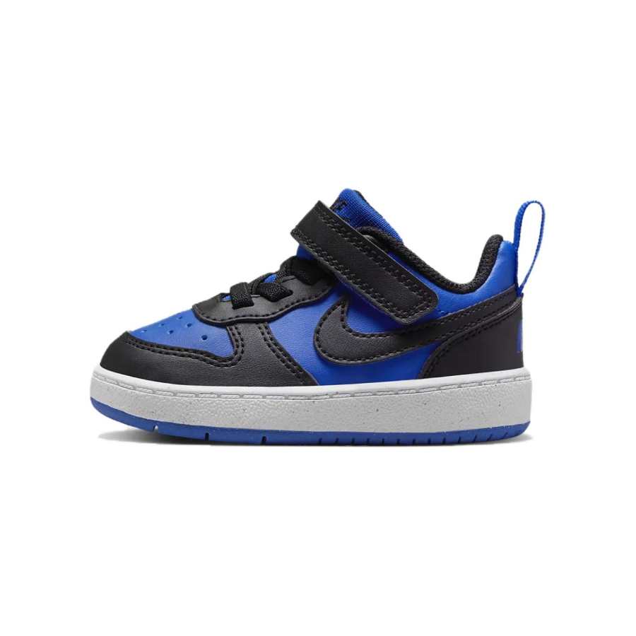 Nike Nike Court Borough RECRAFT Slip Resistant Abrasion Resistant Low top Toddler Shoes Blue Black White Infant And Toddler