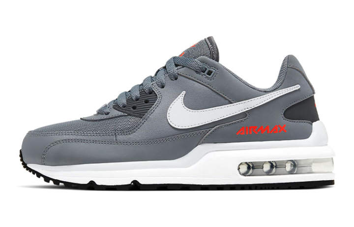 Nike Nike Air Max Wright Cool Grey Bright Crimson GS