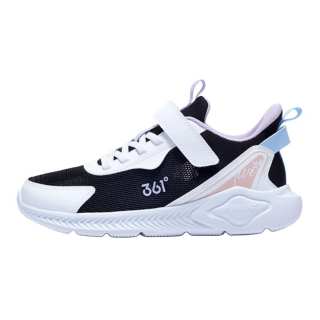361°KIDS Low top Running Shoes Black White Pink Teenagers