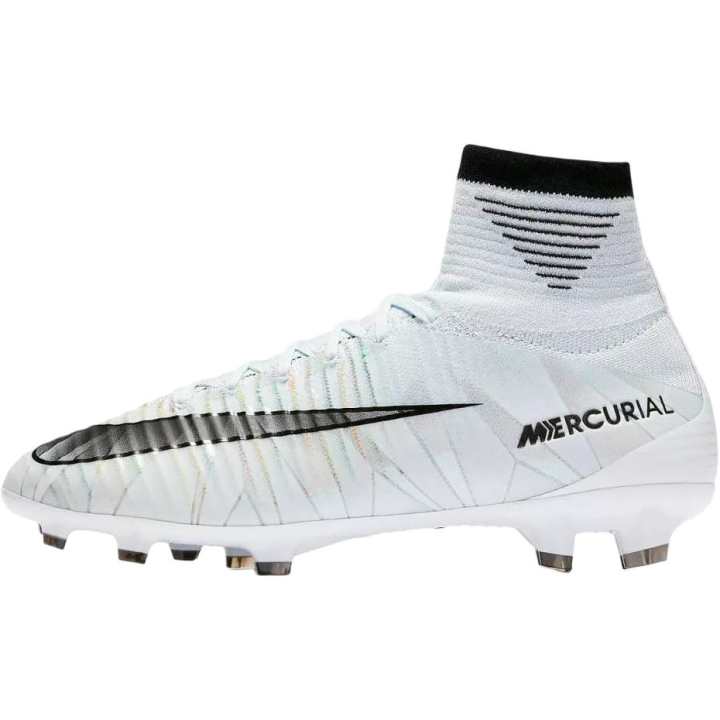 Nike Nike Mercurial Superfly High top Soccer Shoes White Unisex