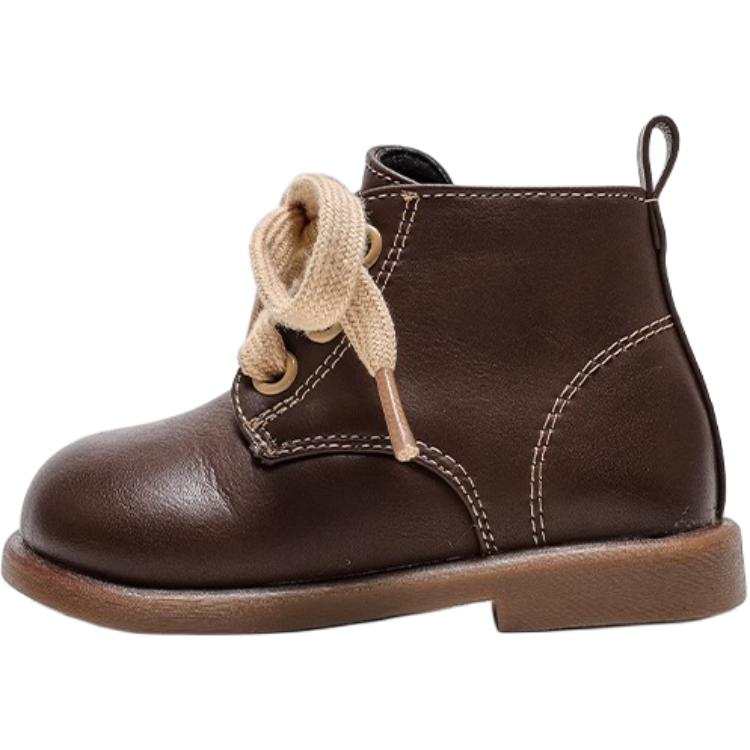 QINUOSHU Kids' Leather Boots Pre School