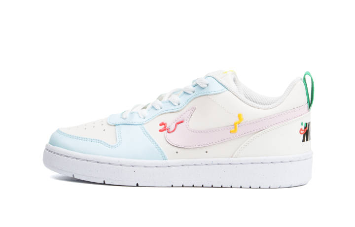 Nike Nike Court Borough Blue Powder Glaze Slip Resistant Cushioning Slip Resistant Cushioning Low top