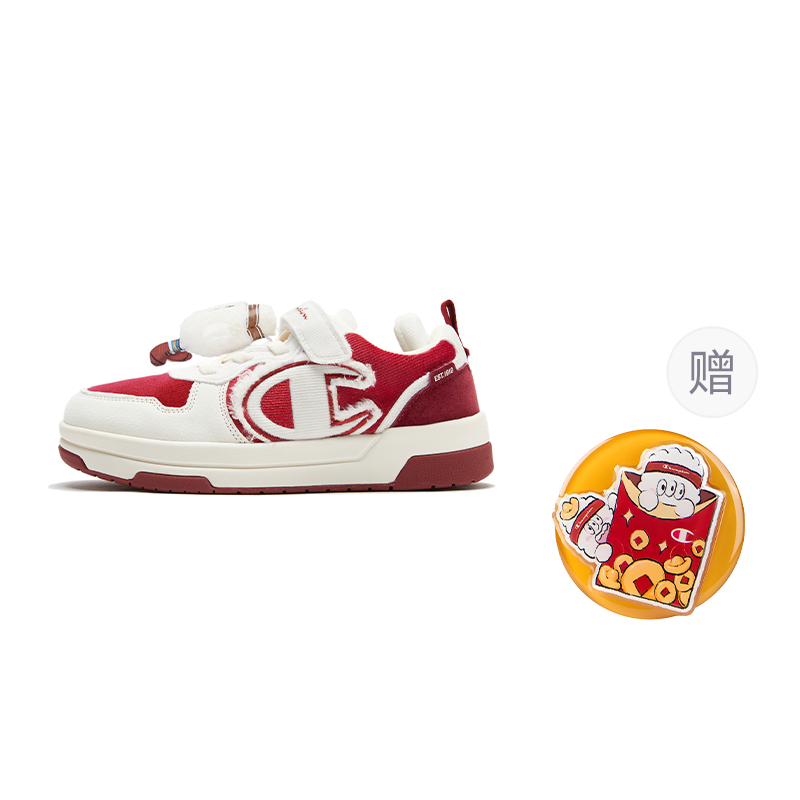 Champion Kids Champion Kids' Snow Monster Shoes Low top Kids' Skateboarding Shoes Red Kids'