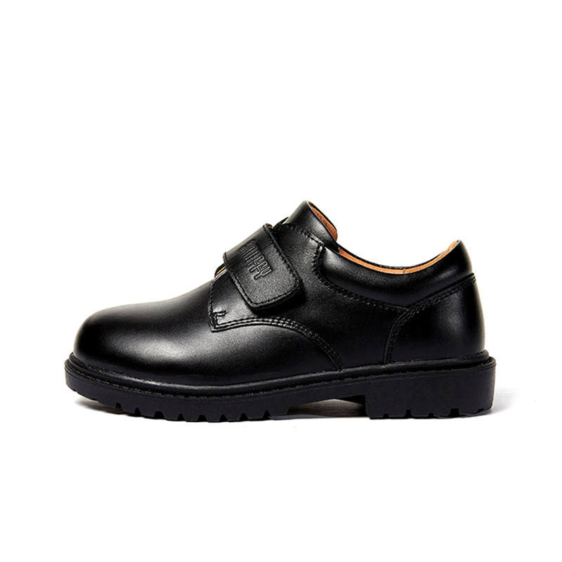Snoffy Kids' Leather Shoes Black Kids'
