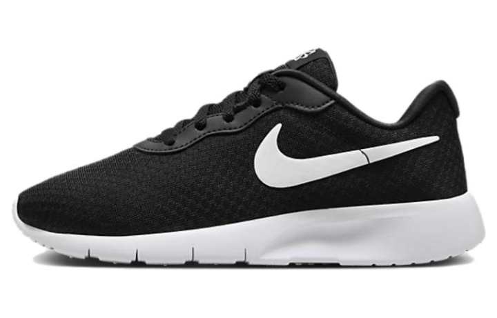 Nike Nike Tanjun EasyOn Synthetic Leather Slip Resistant Low top Running Shoes Black Unisex