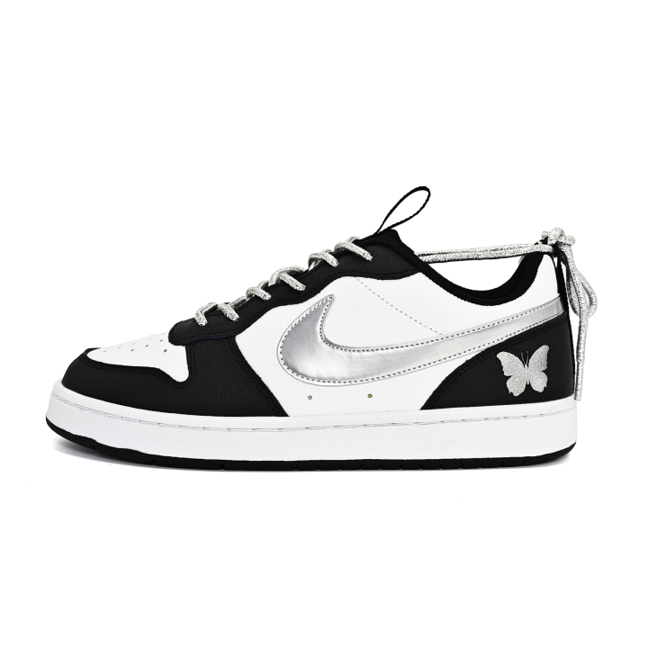 Nike Nike Court Borough Low 2 Synthetic Leather Slip Resistant Abrasion Resistant Slip Resistant Abrasion Resistant Low top