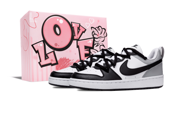Nike Nike Court Borough LOW RECRAFT Radiant Box Slip Resistant Abrasion Resistant Slip Resistant Abrasion Resistant Low top