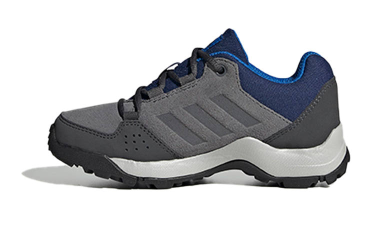 Adidas Adidas Terrex Hyperhiker Low Leather Hiking K Abrasion Resistant Low top Kids' Outdoor Shoes Gray Kids'