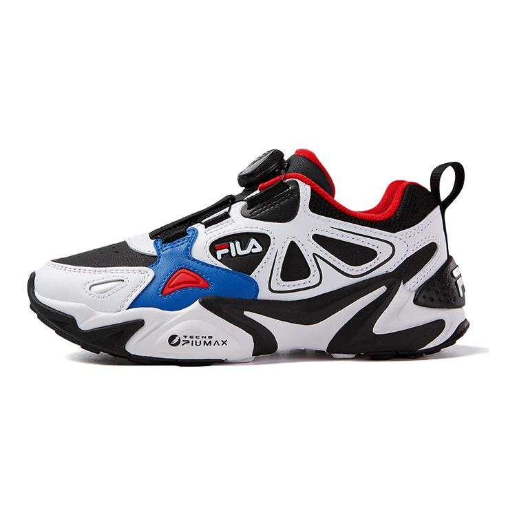 FILA KIDS Anti kick Low top Kids' Running Shoes Black White Kids'