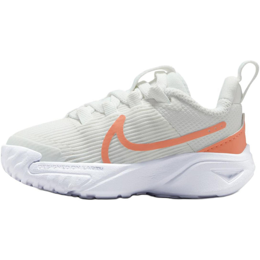 Nike Nike Star Runner 4 Slip Resistant Abrasion Resistant Low top Toddler Shoes White Orange Infant And Toddler