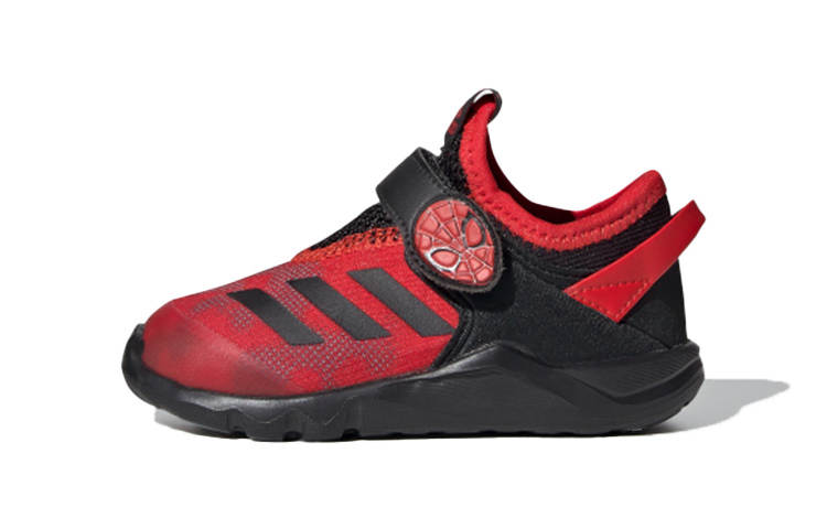 Adidas MARVEL x Adidas Activefle Breathable Mid top Toddler Shoes Red Black Infant And Toddler