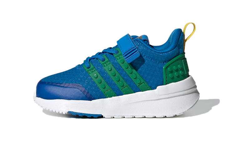 Adidas LEGO x Adidas Racer Tr Comfortable Slip Resistant Abrasion Resistant Low top Toddler Shoes Blue Infant And Toddler