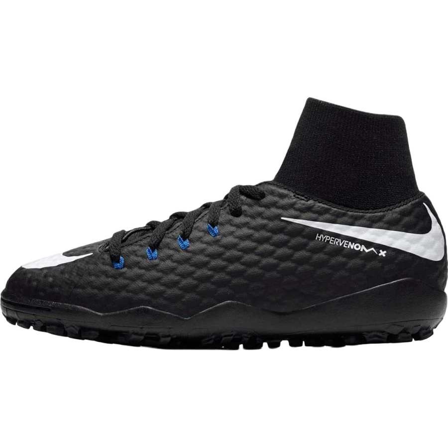 Nike Nike JR HYPERVENOMX PHELON III High top Kids' Soccer Shoes Black Teenagers