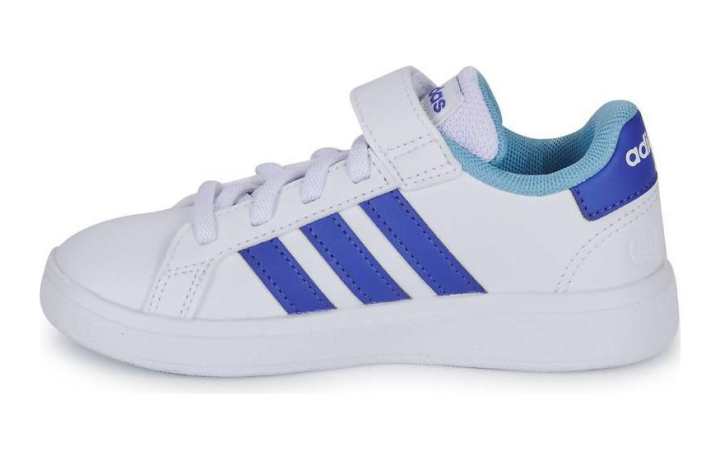 Adidas adidas Grand Court Strap Little Kid 'White Lucid Blue'