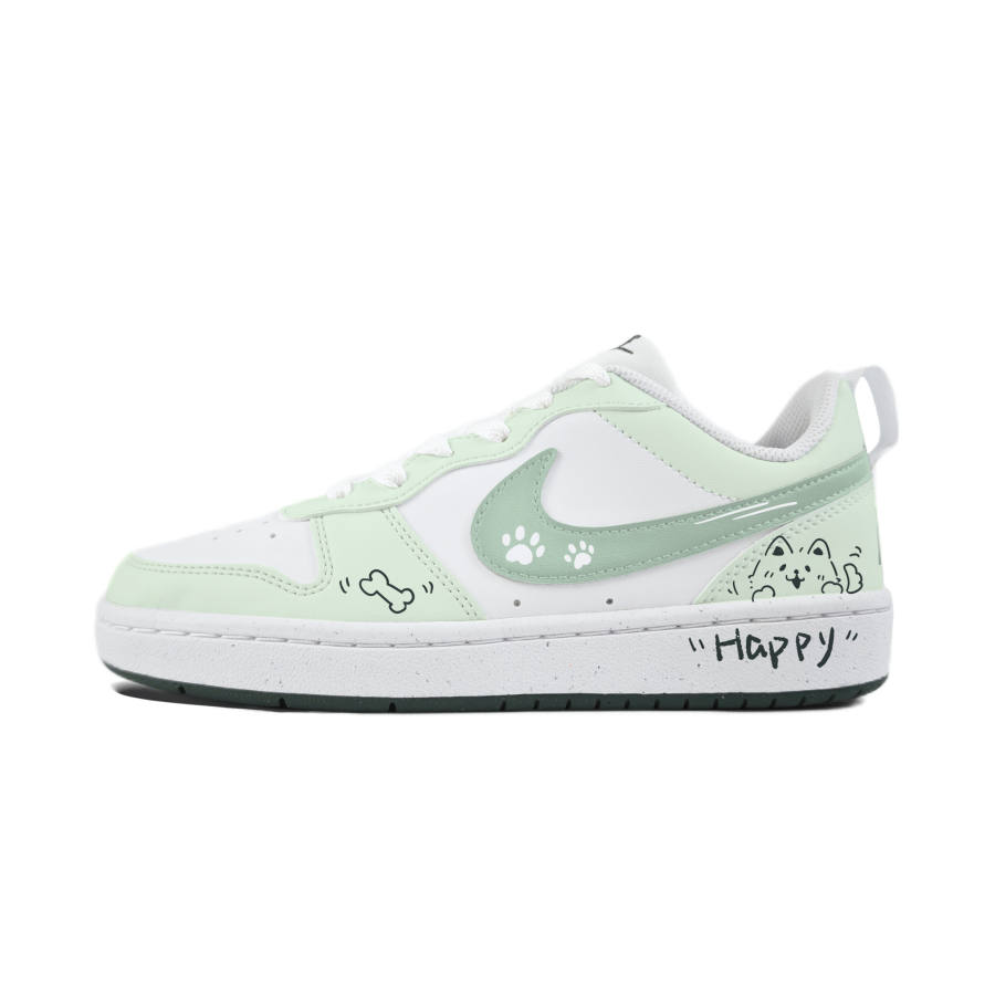 Nike Nike Court Borough LOW RECRAFT Low top Kids' Skateboarding Shoes Light Green Teenagers