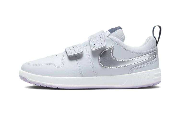 Nike Nike Pico 5 PSV Slip Resistant Cushioning Abrasion Resistant Low top Sports Casual Shoes Gray Silver