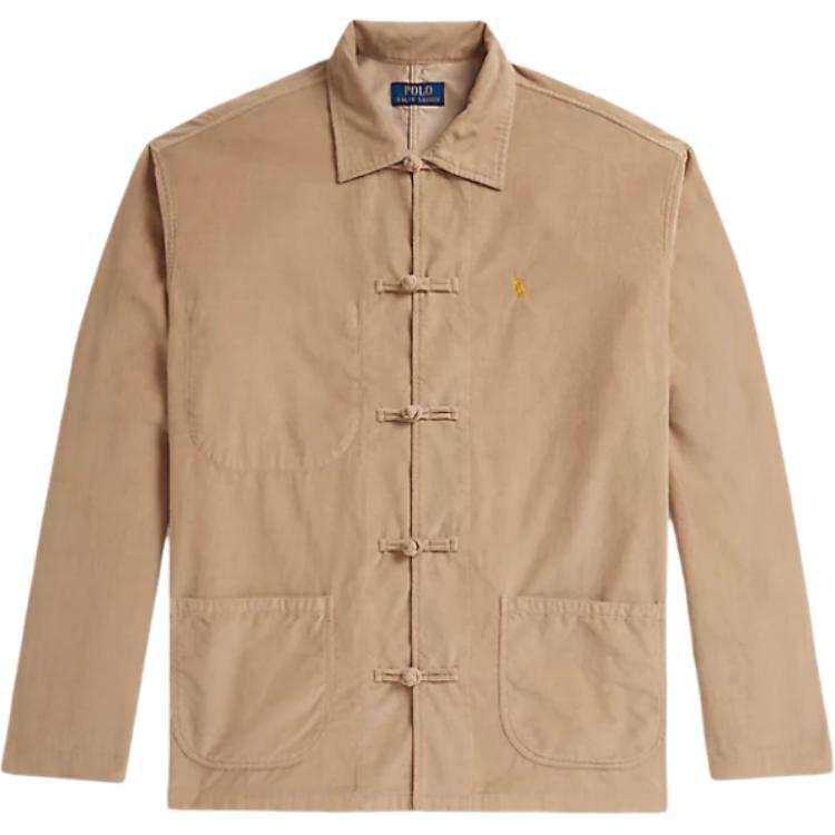Polo Ralph Lauren 2026 New Year Collection SS26 Shirt Classic Version Men's Vintage Khaki